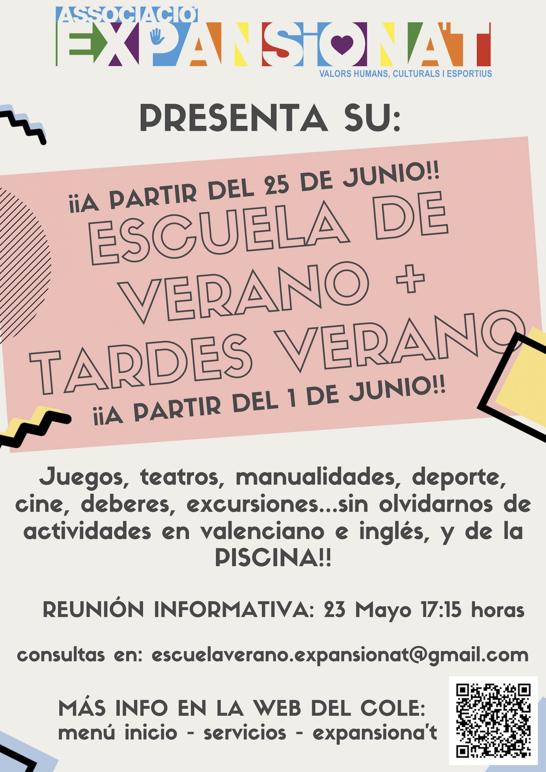 escuela verano 18