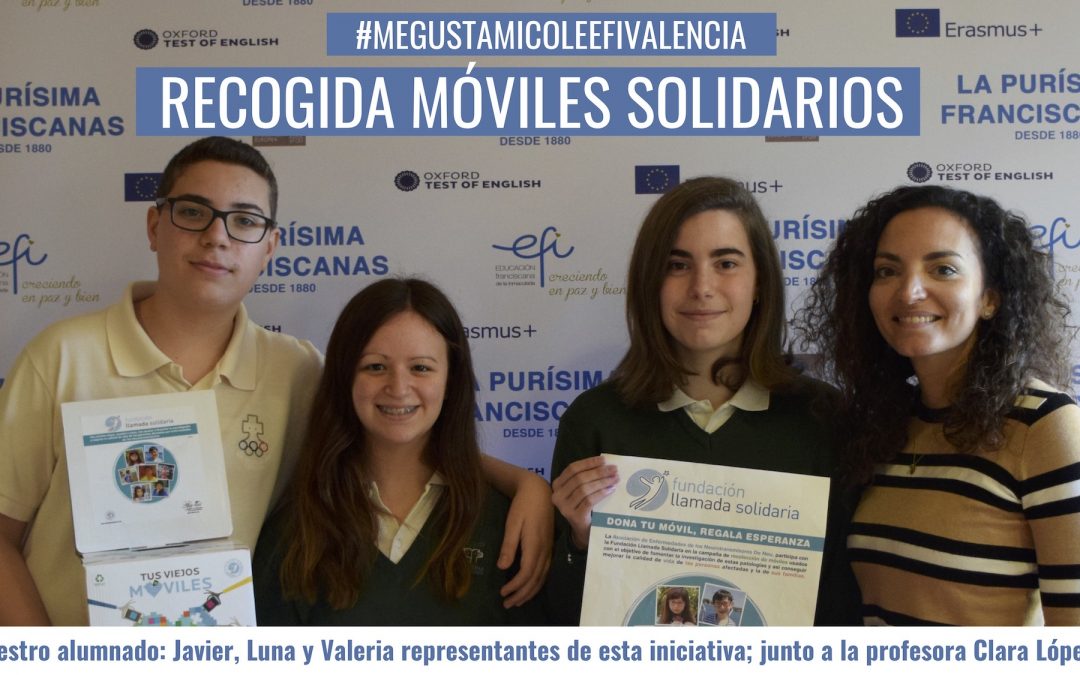 Recogida de móviles solidarios para la Asociación De Neu