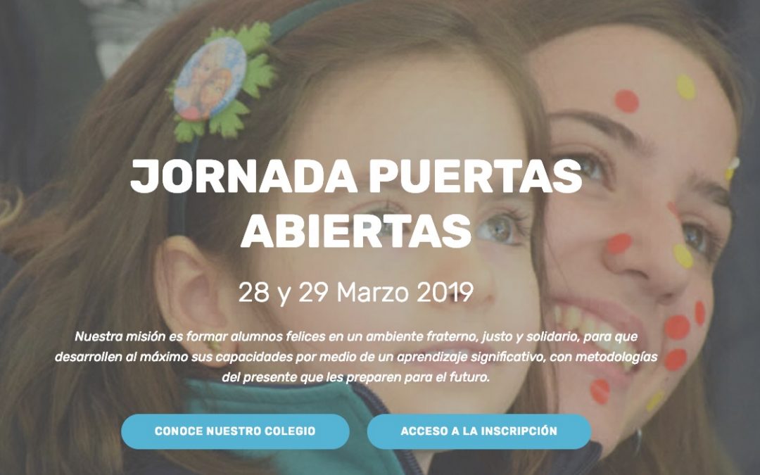 Jornada Puertas Abiertas – Conoce Nuestro Colegio – 10:00 horas