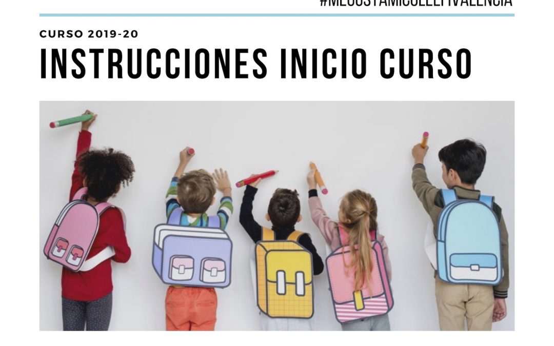 1909 intrucciones inicio curso