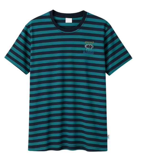 Camiseta rayas deportiva